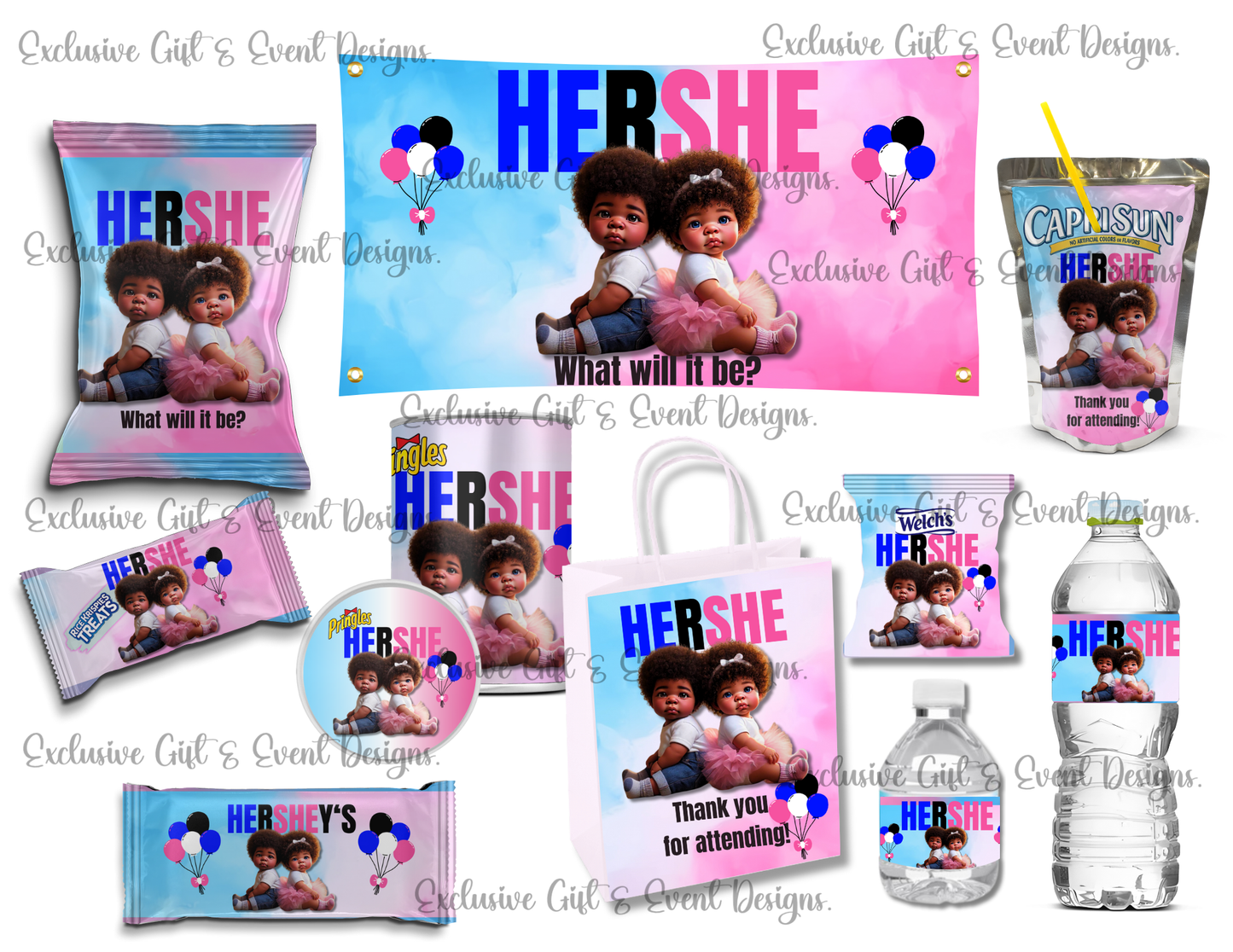 He Or She Baby Shower Build a Bundle