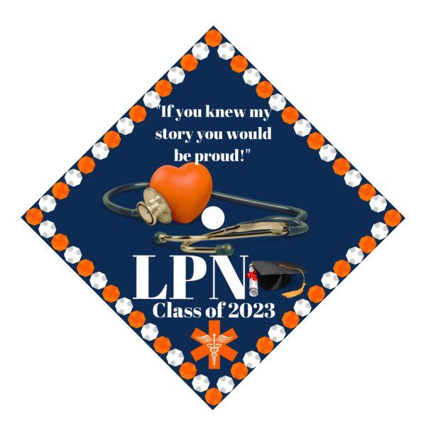 Custom Nursing Graduation Cap Topper 2023