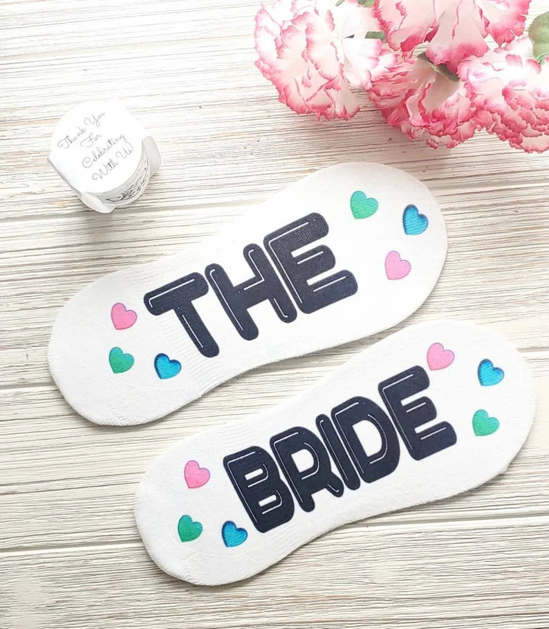 The Bride Wedding Socks